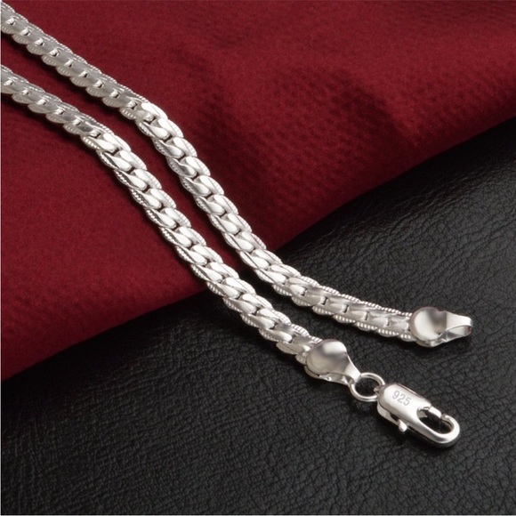 NEW 20'' 925 Sterling Silver Braided Snake Chain - Picture 8 of 11